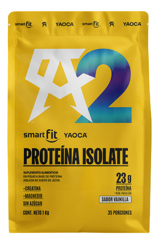 Proteína Whey Smarfit By Yaoca 1 Kg 31 Servicios sabor vainilla