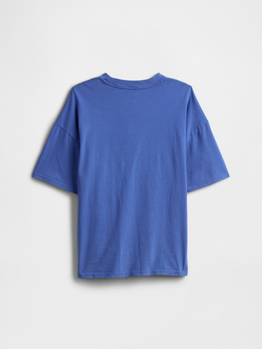 Polera Niño Gap Relaxed Manga Corta Azul