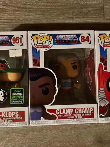 Pop Funko 3pack Másters Of The Universe (Usado)