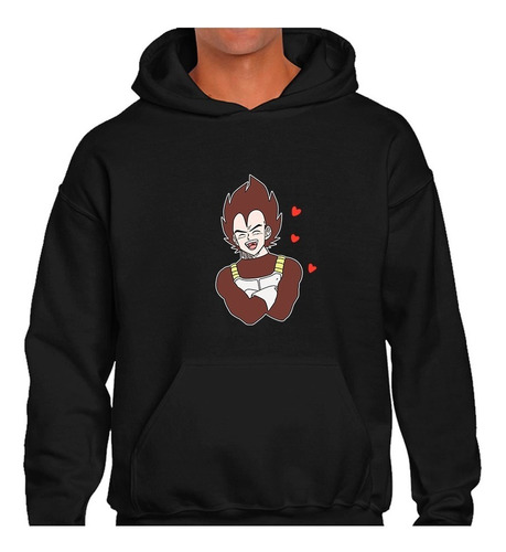 Canguro Unisex 100% Algodón Vegeta Love Dragon Ball-02 