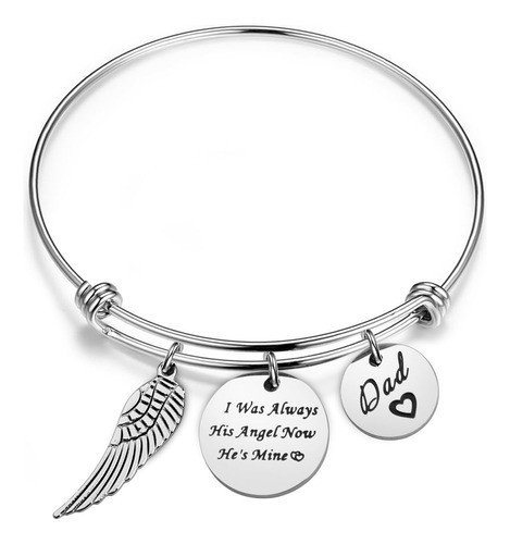 Pulsera Conmemorativa Wusuaned Siempre Fui Su Ángel Ahora Es