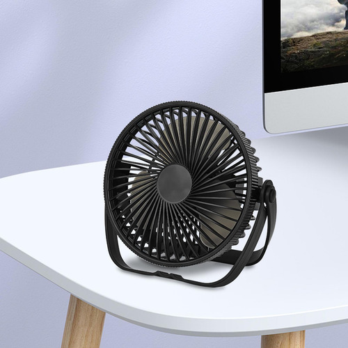 Ventilador Personal Pequeño, Ventilador De Escritorio Negro
