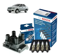 Comprar Kit Cabos Velas E Bobina Ignição Fiat Siena G2 1.8 8v Powertrain Flex 2004 A 2006 Original Bosch
