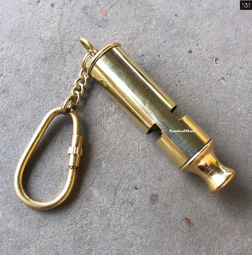 Nauticalmart Londres Inglaterra Policía Bobby Barrel Whistle