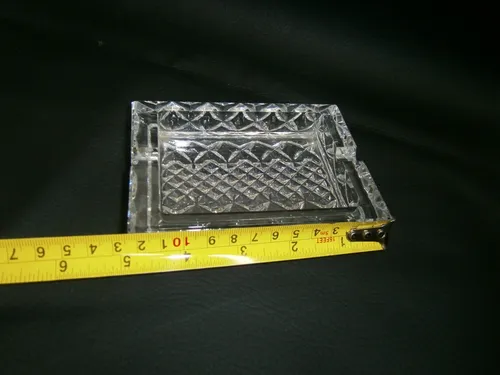 Cenicero Cristal Bohemia Rectangular (Usado)