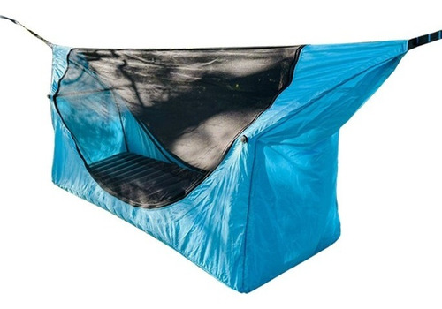 Imagen 2 de 9 de Hamaca Mosquitero Carpa Camping Diseño Unico Espalda Recta