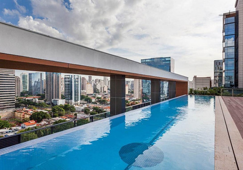 Imagem 3 de 27 de Apartamento Mobiliado 62 Metros, 1 Dormitório, 2 Vagas, Para Locação, R$ 6.700,00 Na R. Elvira Ferraz, 250 Vila Olímpia, São Paulo, Sp - Sp - Ap5579_sales