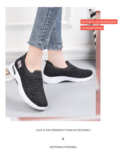 Sapatos Tênis Feminino Sem Cadarço Calçado Ortopédico