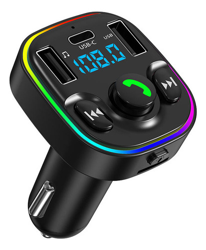 Tipo De Botón G47: Transmisor Fm Bluetooth Mp3 Para Coche Nu
