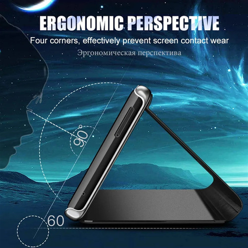 Funda Con Tapa De Espejo De Lujo Para Samsung Galaxy Espejos