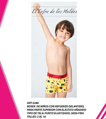 Boxer para chicos hotsell