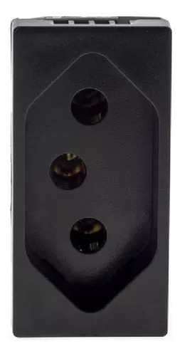Kit Com 50 Módulo Tomada 2p+t 10a Ba 615038pt Pial Plus+
