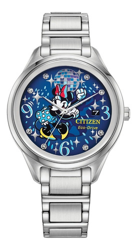 Reloj Dama Citizen Disney Minnie Bailando Fe6106-52w