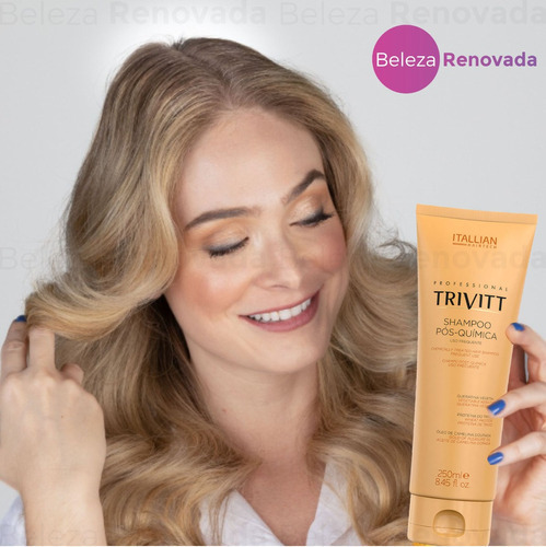 Shampoo Pós-química Uso Frequente Trivitt 250ml Original