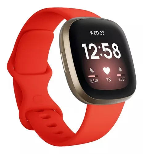 Correa Para Fitbit Versa 3 O Sense En Silicona Resistente