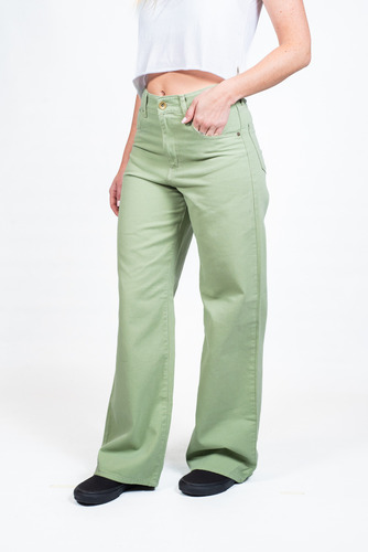 Pantalón Gabardina Mujer Spy Limited Storm Mom Fit