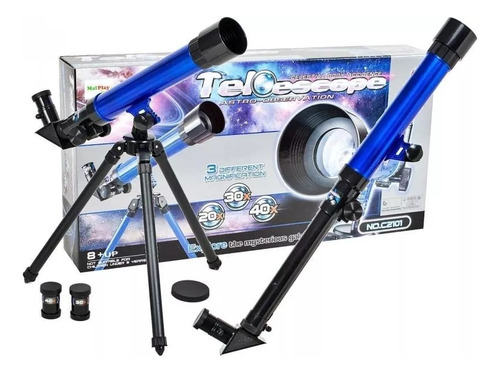 Telescopio Iniciacion Niños. 3 Aumentos 20x, 30x Y 40x Zoom