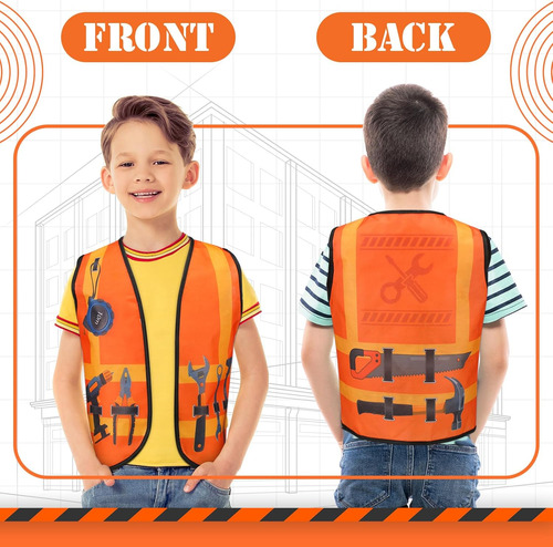 Hicarer 12 Piezas Chaleco Disfraz Para Niños, Chaleco Para A
