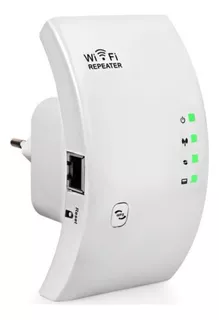 Amplificador de señal repetidor inalámbrico Wifi, potente amplificador, color blanco