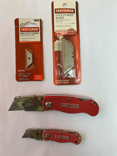 Craftman Utility Knife, Set De Exactos Navajas Con Cuchillas