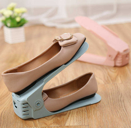 L Cajas De Zapatos De Plástico Plegables De Doble Capa