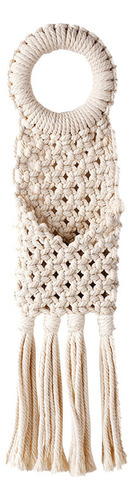 Bolsa De Cuerda De Algodón Trenzado Boho Home Decor