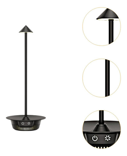 Lámpara De Escritorio Led, Lámpara De Mesa Para Cena,