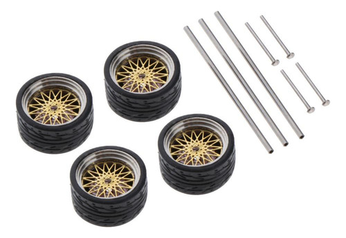 Escala 1:64 Rueda De Goma Para Coche Rueda De Cubo De A18