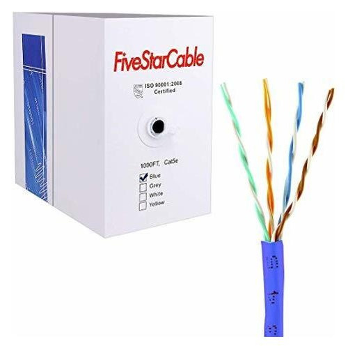 Five Star Cable Cat5 1000 Pies Cat5e Ethernet Cable 24awg Cc