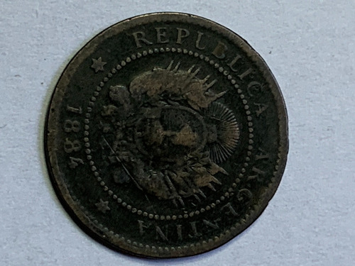 Robmar-argentina Moneda De 1 Centavo De Patacon Del Año 1884