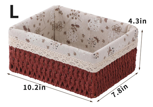 Cesta De Almacenamiento De Escritorio, , Caja De L