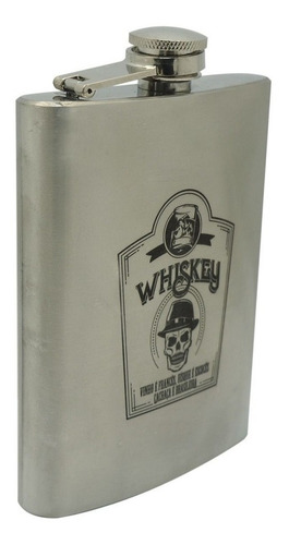 Imagem 4 de 5 de Cantil Inox 220 Ml Whiskey Nª8 Cebola 99746
