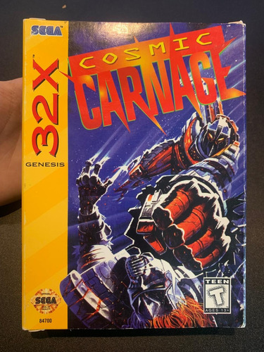 Cosmic Carnage Sega 32x Sin Manual