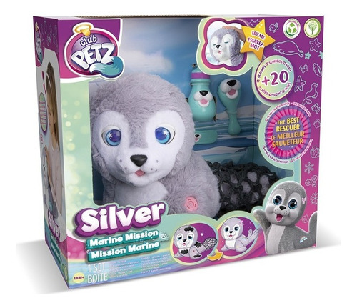 Silver Foca Mascota Interactiva Rescate Marino Cod 93164