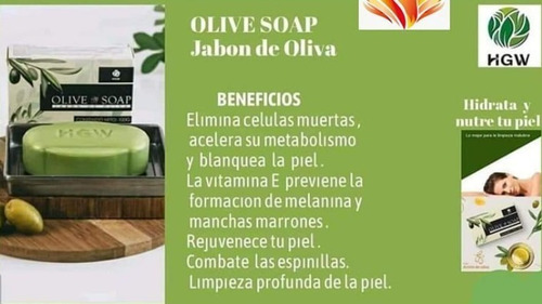 Jabón De Oliva Y Miel Hgw