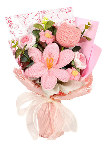 Ramo De Flores De Crochet, Ramo De Tejido A Mano, Flores