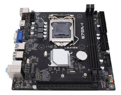 Placa Madre Ddr3 B75m-i Computadora Itx Mining Para I7 I5 I3