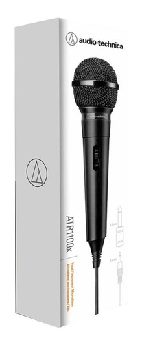Imagen 2 de 2 de Micrófono Audio-Technica ATR1100x dinámico unidireccional negro