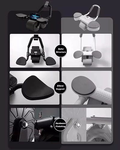 Home Abdominal Roller Auto Rebound Para Hacer Ejercicio