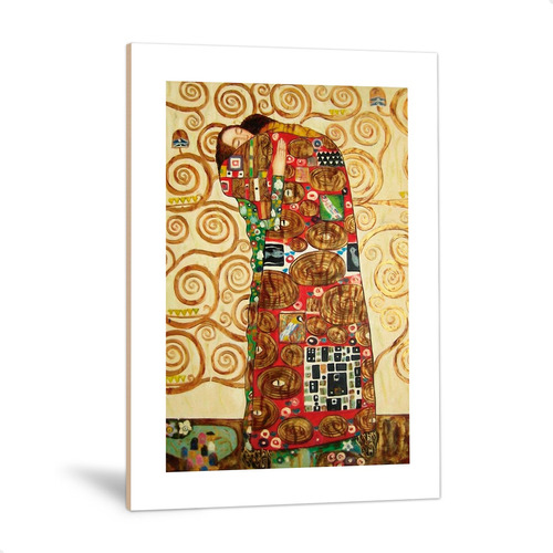 Cuadro El Abrazo Klimt Cuadros Láminas Arte Bastidor 33x48cm