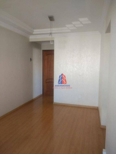 Apartamento Com 3 Dormitórios À Venda, 78 M² Por R$ 230.000 - Residencial Guaicurus - Loteamento Industrial Machadinho - Americana/sp - Ap0839