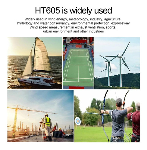 Probador De Velocidad Del Viento Portátil Habotest Ht605