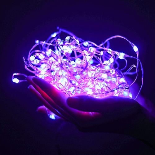 Guirnalda De Luces Led 12 Metros 16 Colores Control Remoto