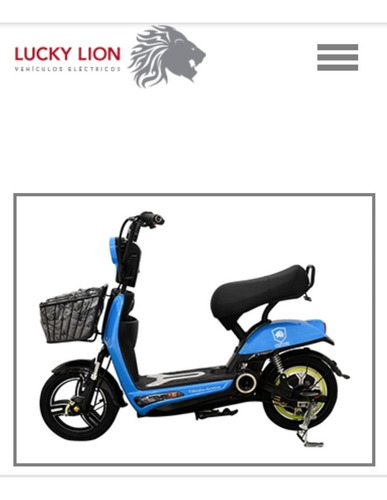 Imagen 3 de 5 de Vendo-permuto Moto Luky Lion Mini Electrica! En Neuquen Cap!