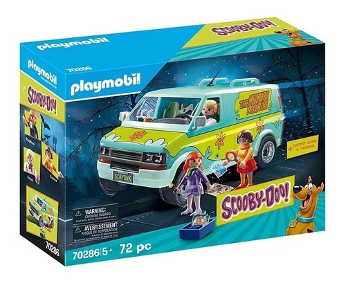 Imagen 1 de 7 de Playmobil 70286 Scooby Doo! La Maquina Del Misterio Playking