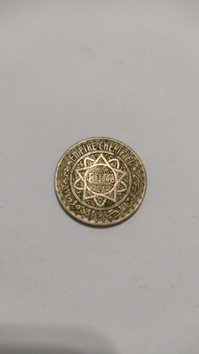 Marruecos Moneda 10 Francos 1947(1366) Usada
