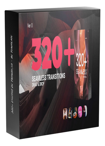 320+ Efeitos De Transição - Ae Template