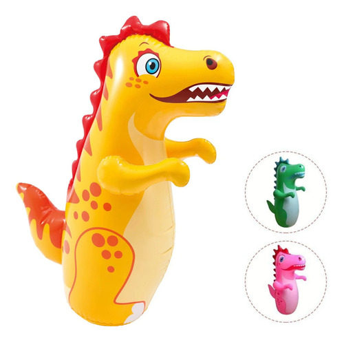 João Bobo Inflável Dinossauro Divertido Intex Cores Diversas