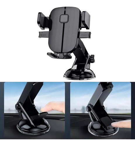 New Wang Soporte Celular Auto Vidrio Torpedo Sopapa Brazo