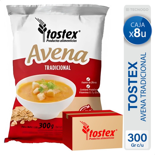 Caja Avena Tradicional Tostex Fuente De Fibra Bulto